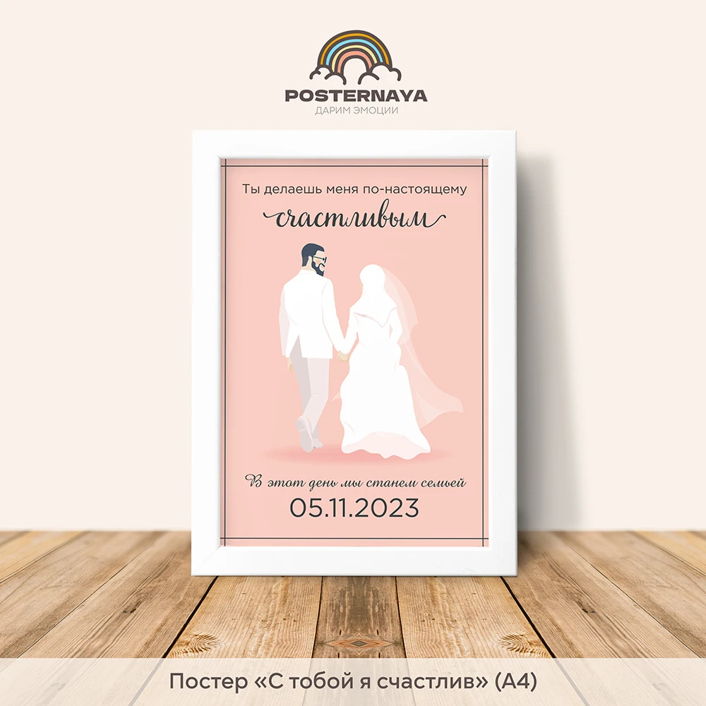 Постер «С тобой я счастлив»