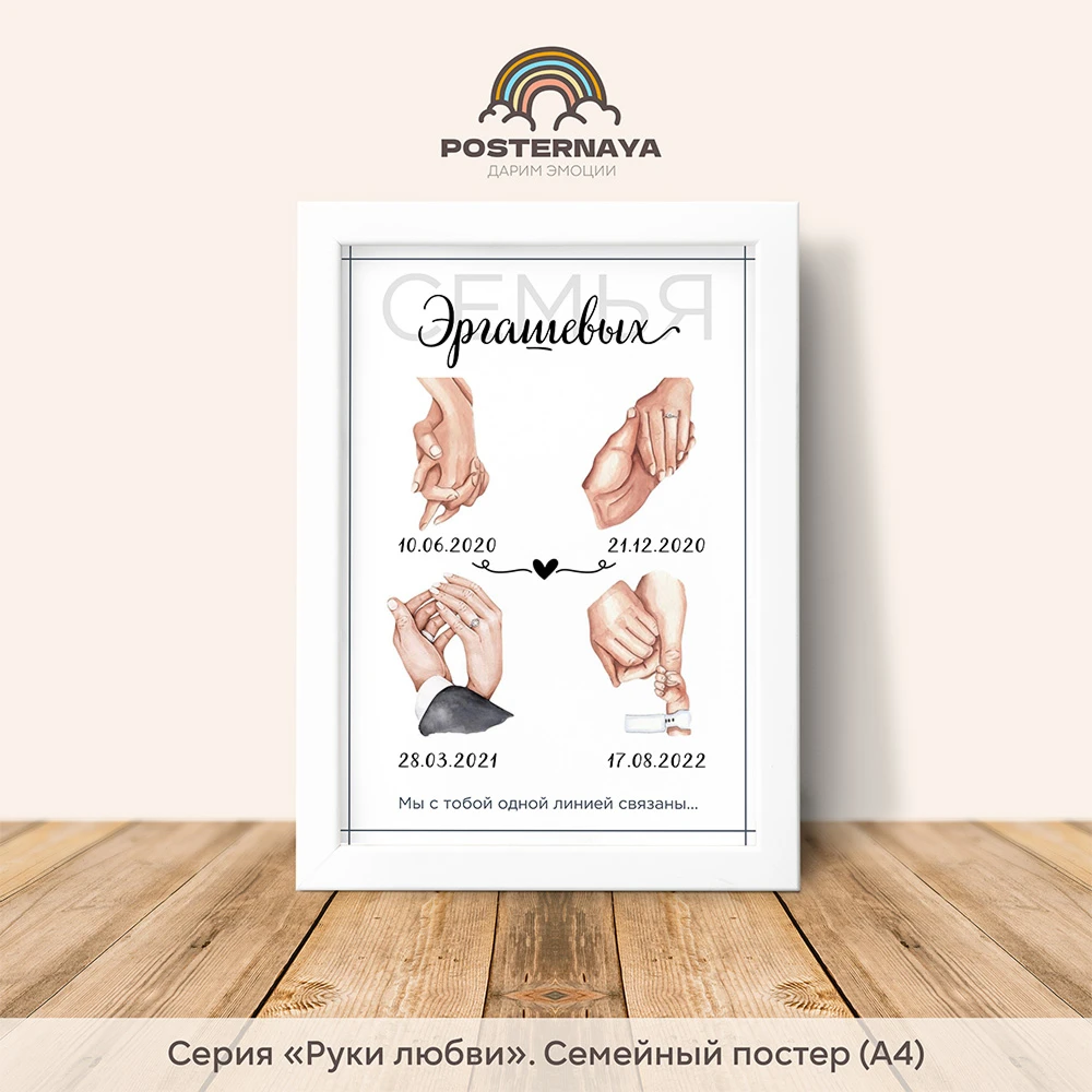 Постер «Важные даты» (руки любви)