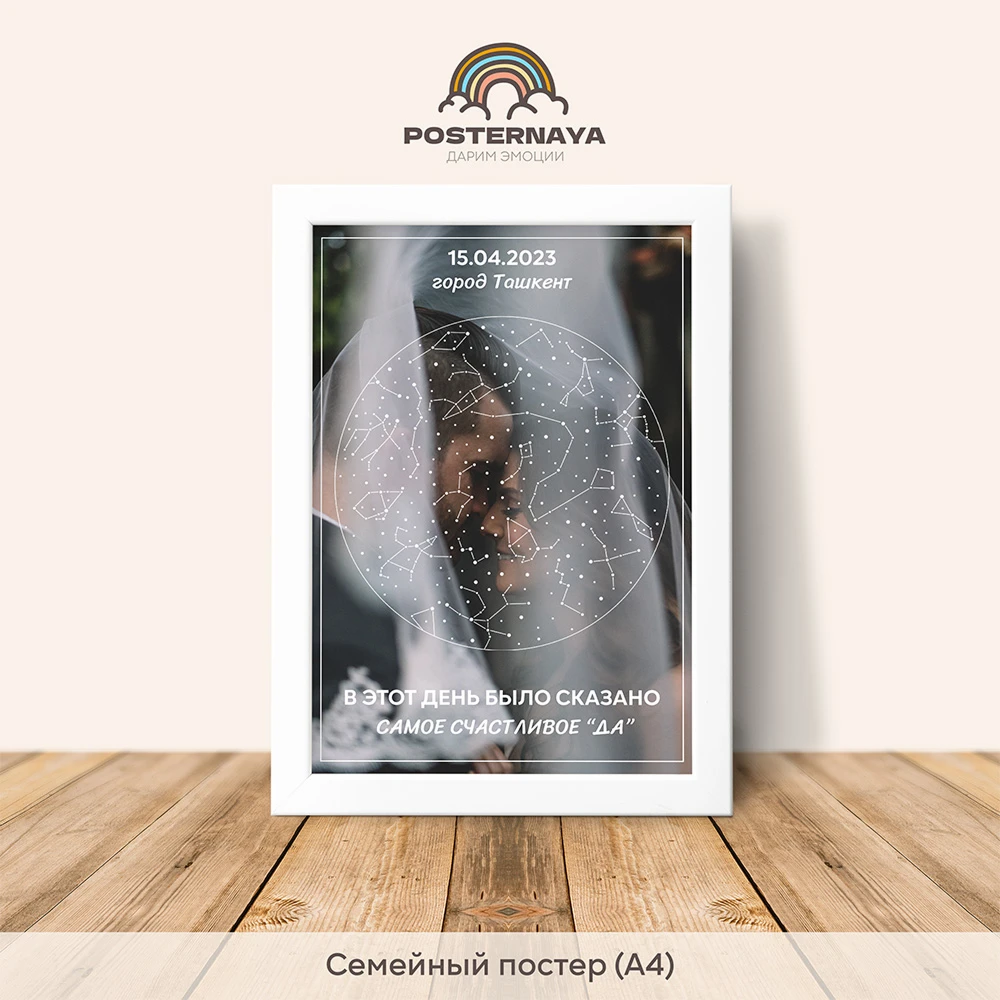 Постер «Свадьба на звездном небе»