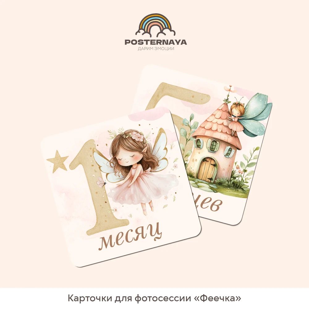 Карточки для фотосессии «Феечка»