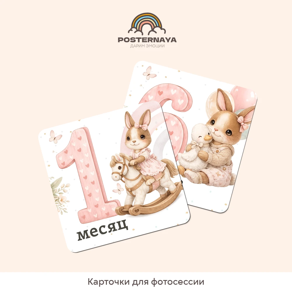Карточки для фотосессии «Пушистые истории»